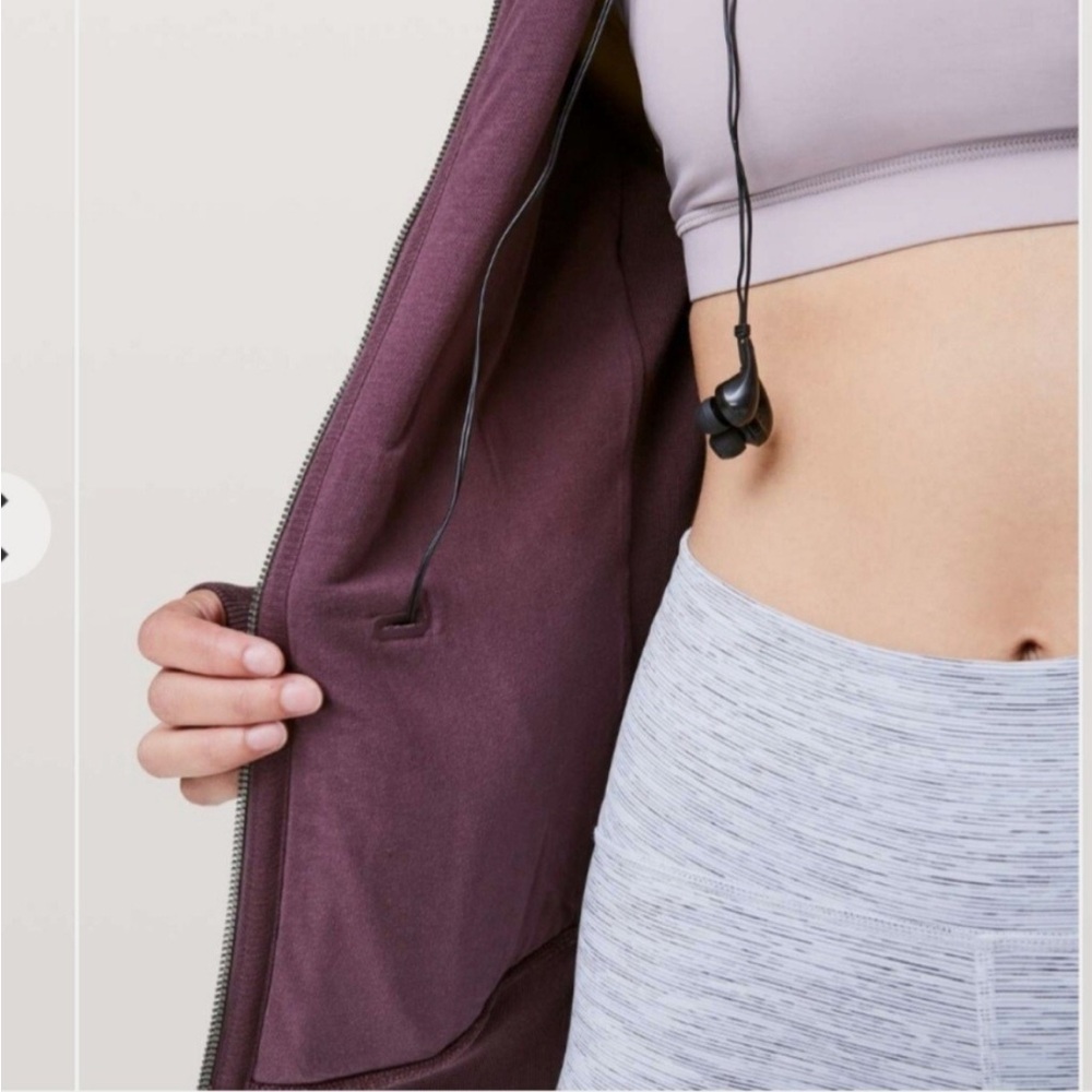 Lululemon Pleat to Street Purple Full Zip Hoodie Jacket with Pull Tag - Picture 12 of 16